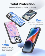 ArtsEvo VitaGuard Series Case, Advanced Printing Technology, 360° All-Round Protection with Unmatched Shockproof Defense, 500+ Designer - Babypink Checkboard