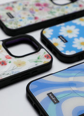 ArtsEvo VitaGuard Series Case, Advanced Printing Technology, 360° All-Round Protection with Unmatched Shockproof Defense, 500+ Designer - Dark Floral