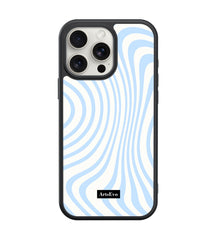 ArtsEvo VitaGuard Series Case, Advanced Printing Technology,  360° All-Round Protection with Unmatched Shockproof Defense, 500+ Designer - BlueandWhite Stripe