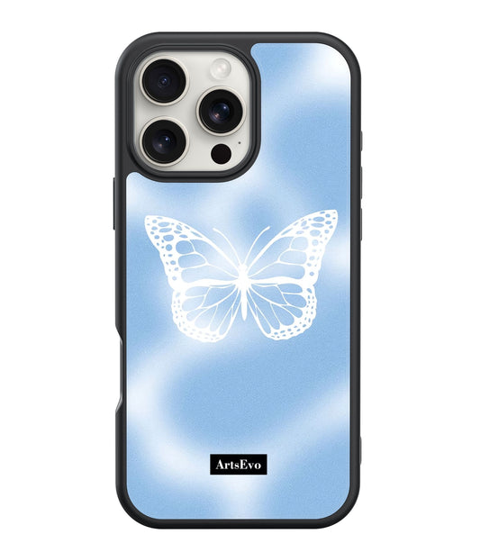 ArtsEvo VitaGuard Series Case, Advanced Printing Technology,  360° All-Round Protection with Unmatched Shockproof Defense, 500+ Designer - Butterfly