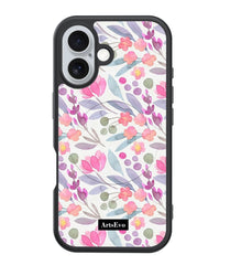 ArtsEvo VitaGuard Series Case, Compatible with MagSafe, Advanced Printing Technology, 360° All-Round Protection with Unmatched Shockproof Defense - Cute Floral