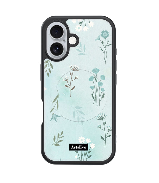 ArtsEvo VitaGuard Series Case, Compatible with MagSafe, Advanced Printing Technology, 360 All-Round Protection with Unmatched Shockproof Defense - Ditsy Floral