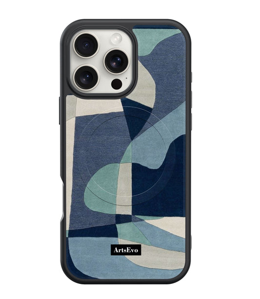 ArtsEvo VitaGuard Series Case, Compatible with MagSafe, Advanced Printing Technology, 360° All-Round Protection with Unmatched Shockproof Defense - Abstract Paint Pattern