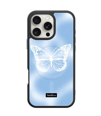 ArtsEvo VitaGuard Series Case, Compatible with MagSafe, Advanced Printing Technology, 360° All-Round Protection with Unmatched Shockproof Defense - Butterfly