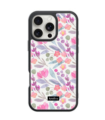 ArtsEvo VitaGuard Series Case, Compatible with MagSafe, Advanced Printing Technology, 360° All-Round Protection with Unmatched Shockproof Defense - Cute Floral